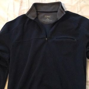 L.L. Bean - Navy Soft Pull Over Jacket